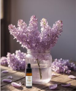 přírodní esenciální olej s vůní šeříku