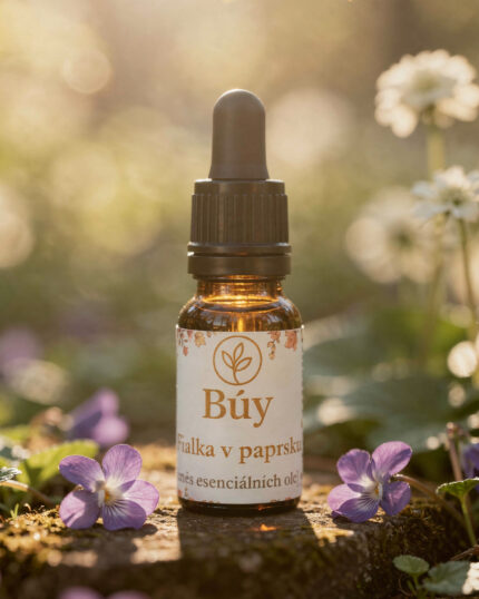 Fialka v paprsku od Búy Aroma