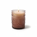 Srdce dřeva- přírodní svíčka z kokosového vosku v ozdobné skleničce