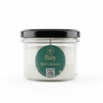 Květ chrámu- svíčka s kokosového vosku, vůně nag champa