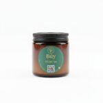 Tichý les- přírodní svíčka z kokosového vosku s vůní lesa ve skle