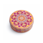 Sametový dech- přirodní svíčka z kokosového a palmového vosku s esenciálními oleji v ozdobné plechovce