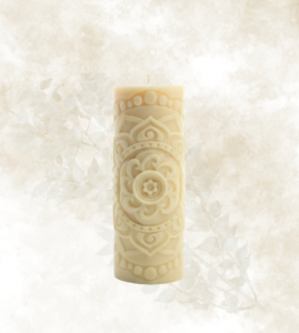 kokosová svíčka s vůní vanilky