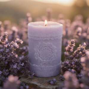 Lavande d'Or - levandulová svíčka s mandarinkou a neroli od Búy Aroma