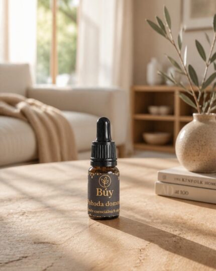 Esenciální směs do difuzéru Pohoda domova od Búy Aroma v produktové fotografii