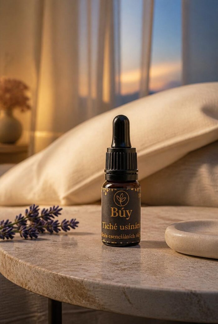 Esenciální směs do difuzéru Tiché usínání od Búy Aroma v produktové fotografii