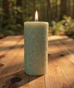 Ticho stromů - lesní svíčka s esenciálními oleji palo santo, jedle a cedru od Búy Aroma